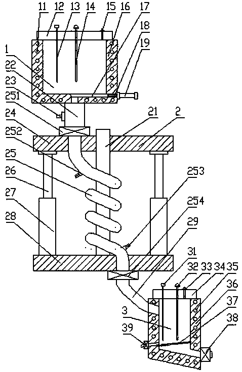 Spiral tube semi-solid slurry preparation integrated system