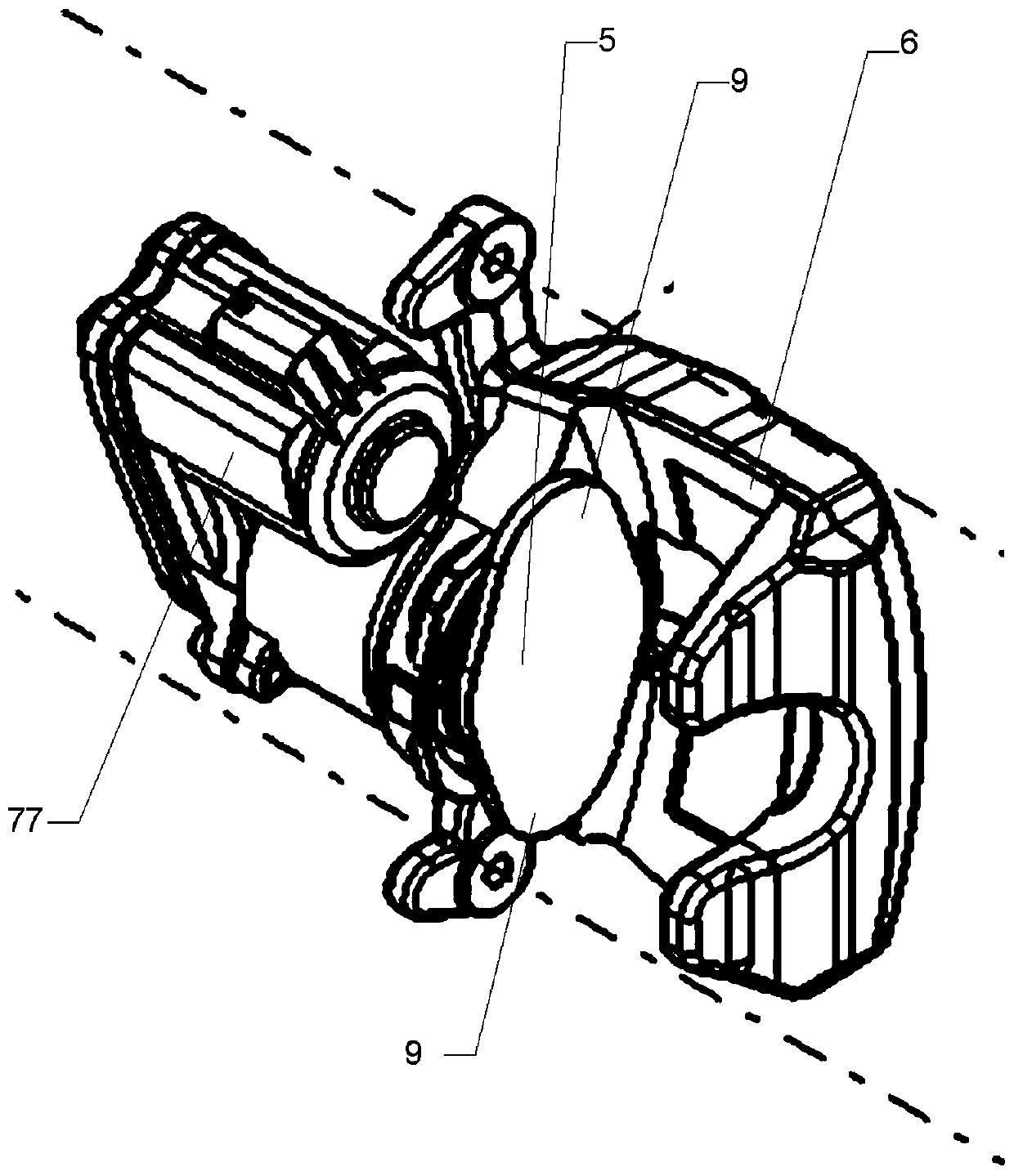 Oversized Brake Piston Footing