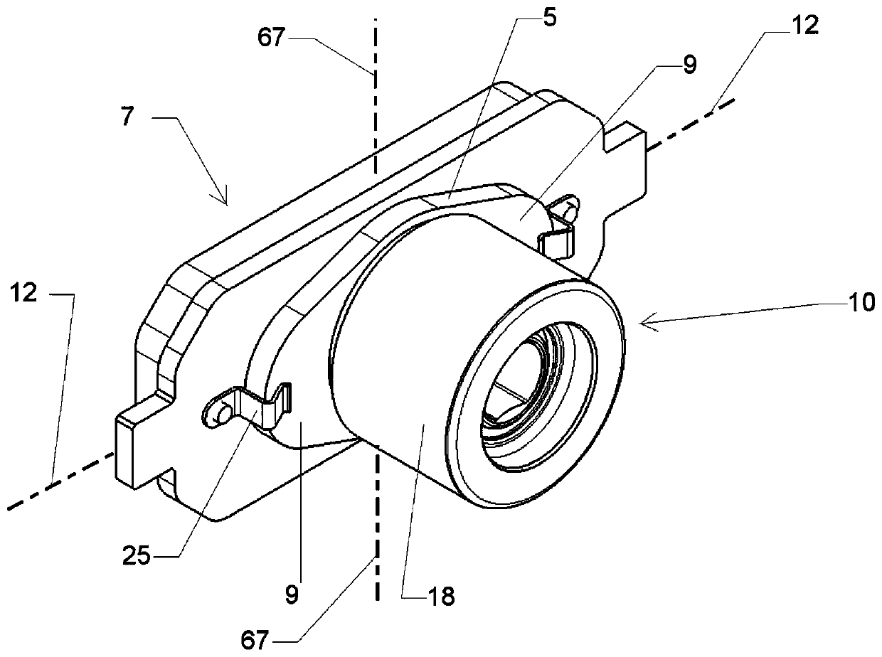 Oversized Brake Piston Footing