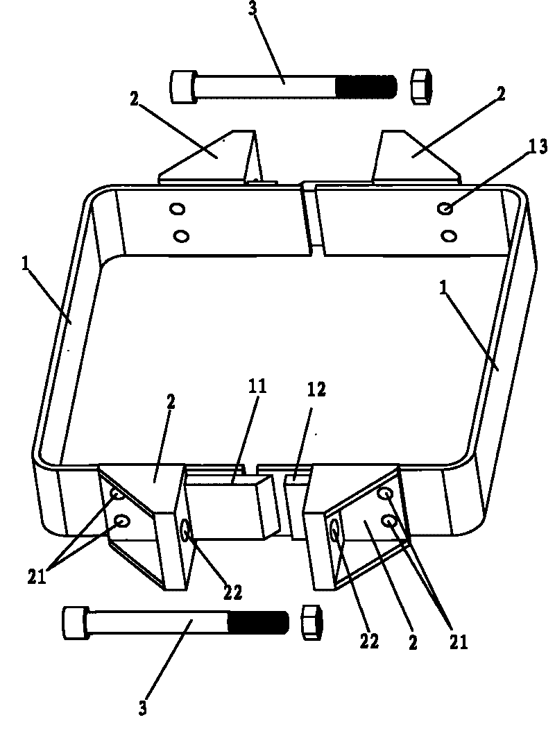 Novel pre-stressed steel plate hoop device and installation method thereof