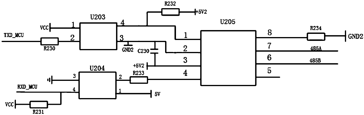 Electric power measuring instrument based on CAN bus communication