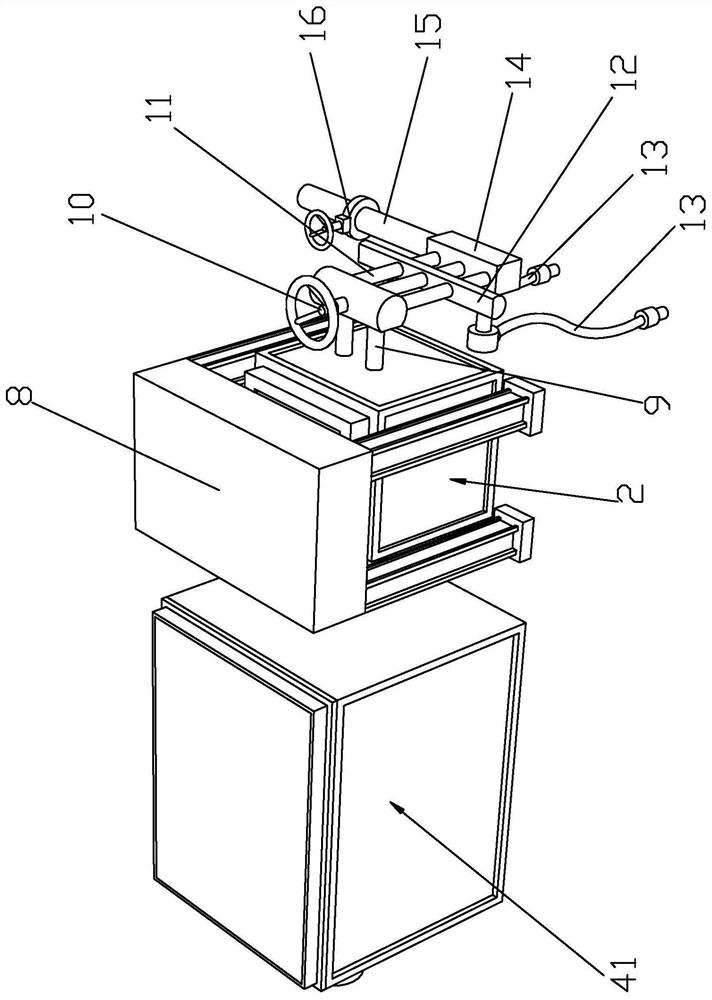 A medical gas area control device