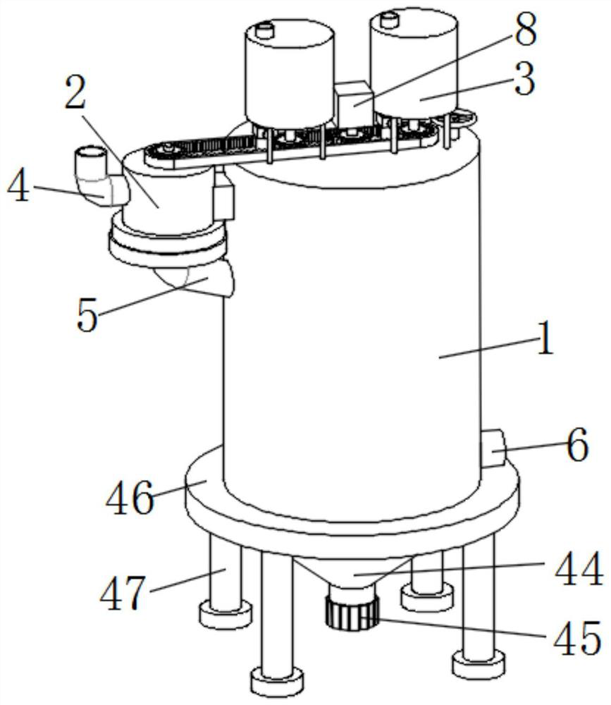 Anti-blocking sewage treatment device