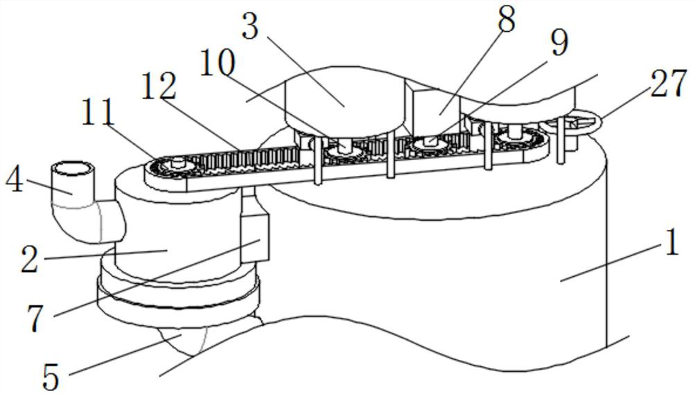 Anti-blocking sewage treatment device