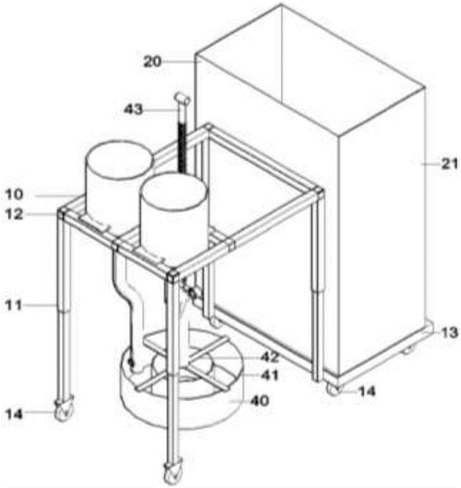 Assembled type on-site dual-ring penetration test device and method thereof