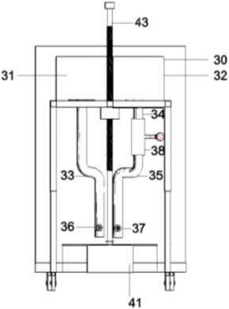 Assembled type on-site dual-ring penetration test device and method thereof