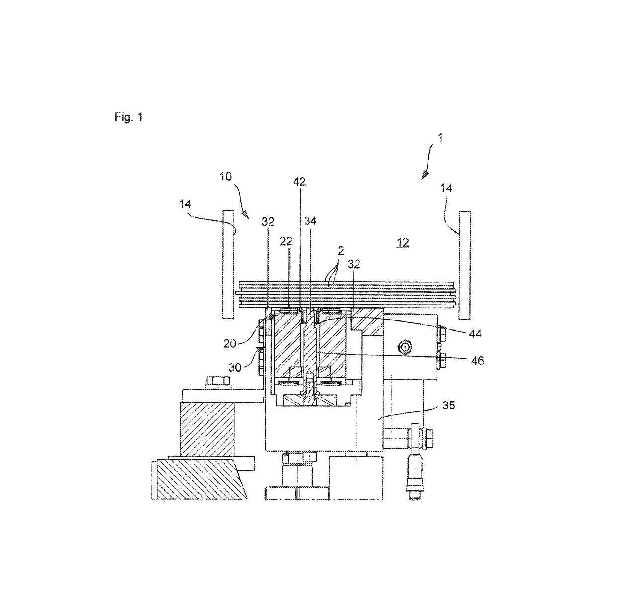 Apparatus for separating workpieces