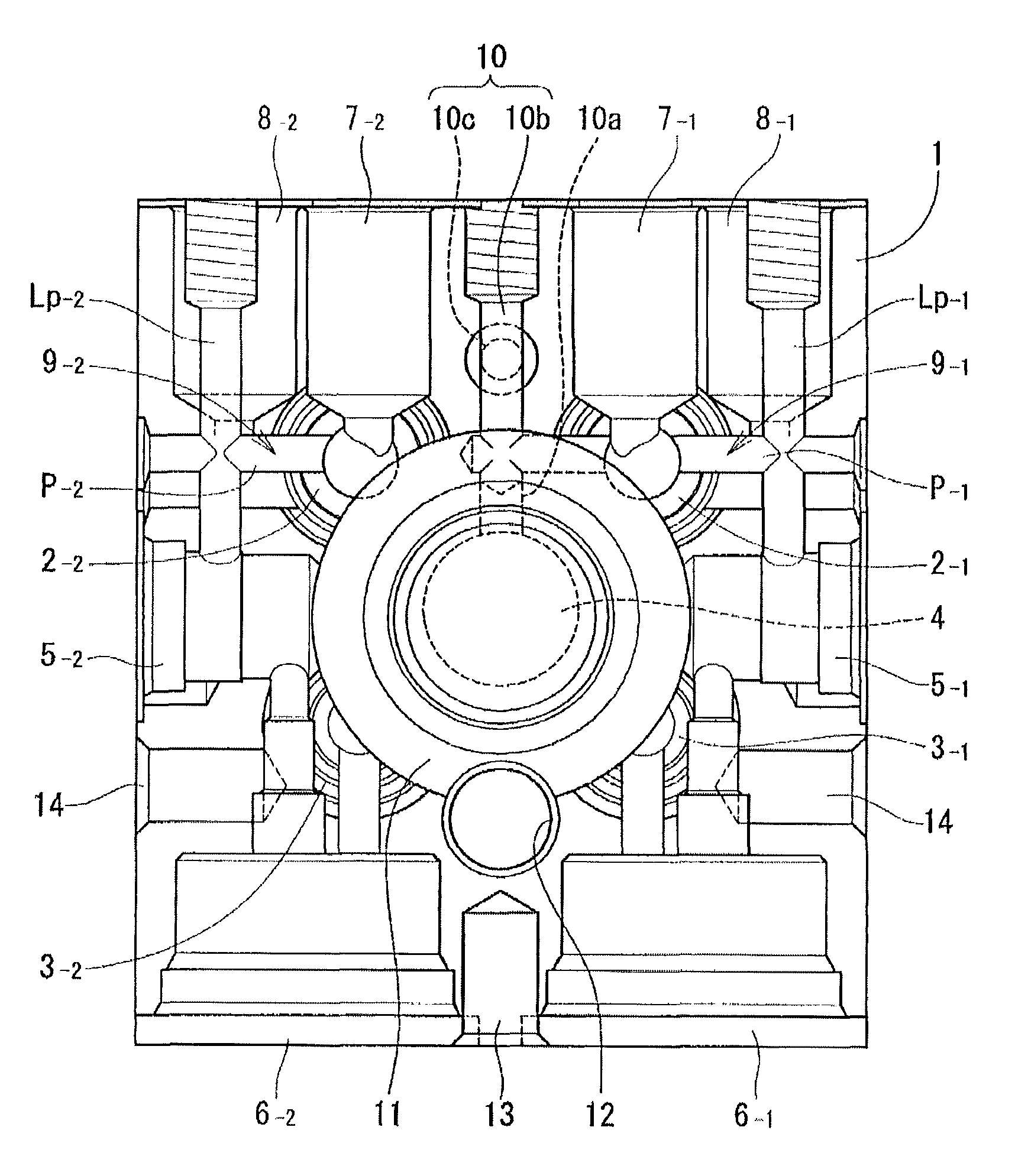 Brake fluid pressure control unit