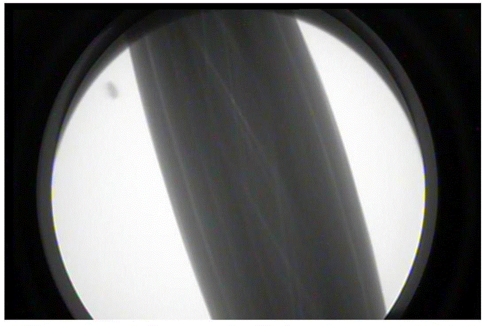 Method for improving nondestructive testing accuracy of carbon fiber lead