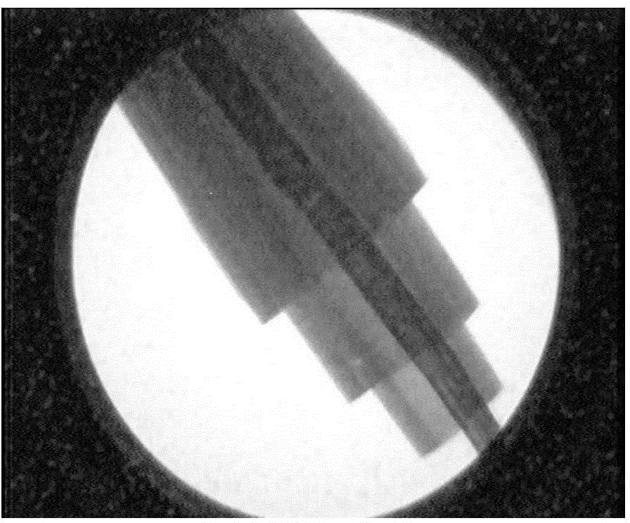 Method for improving nondestructive testing accuracy of carbon fiber lead