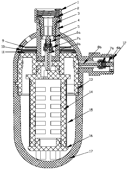 End filter capable of automatically closing water inlet and water outlet during maintenance and replacement