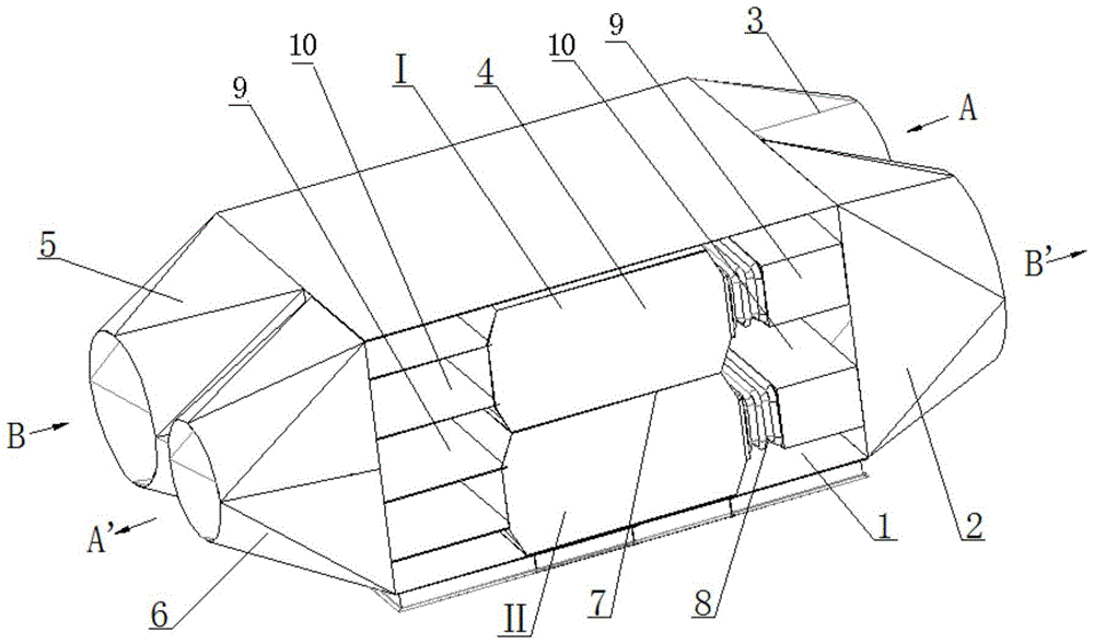 A plate type air-to-air heat exchanger