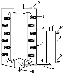 Carbonation reactor of energy-efficient nano calcium carbonate and preparation method of energy-efficient nano calcium carbonate