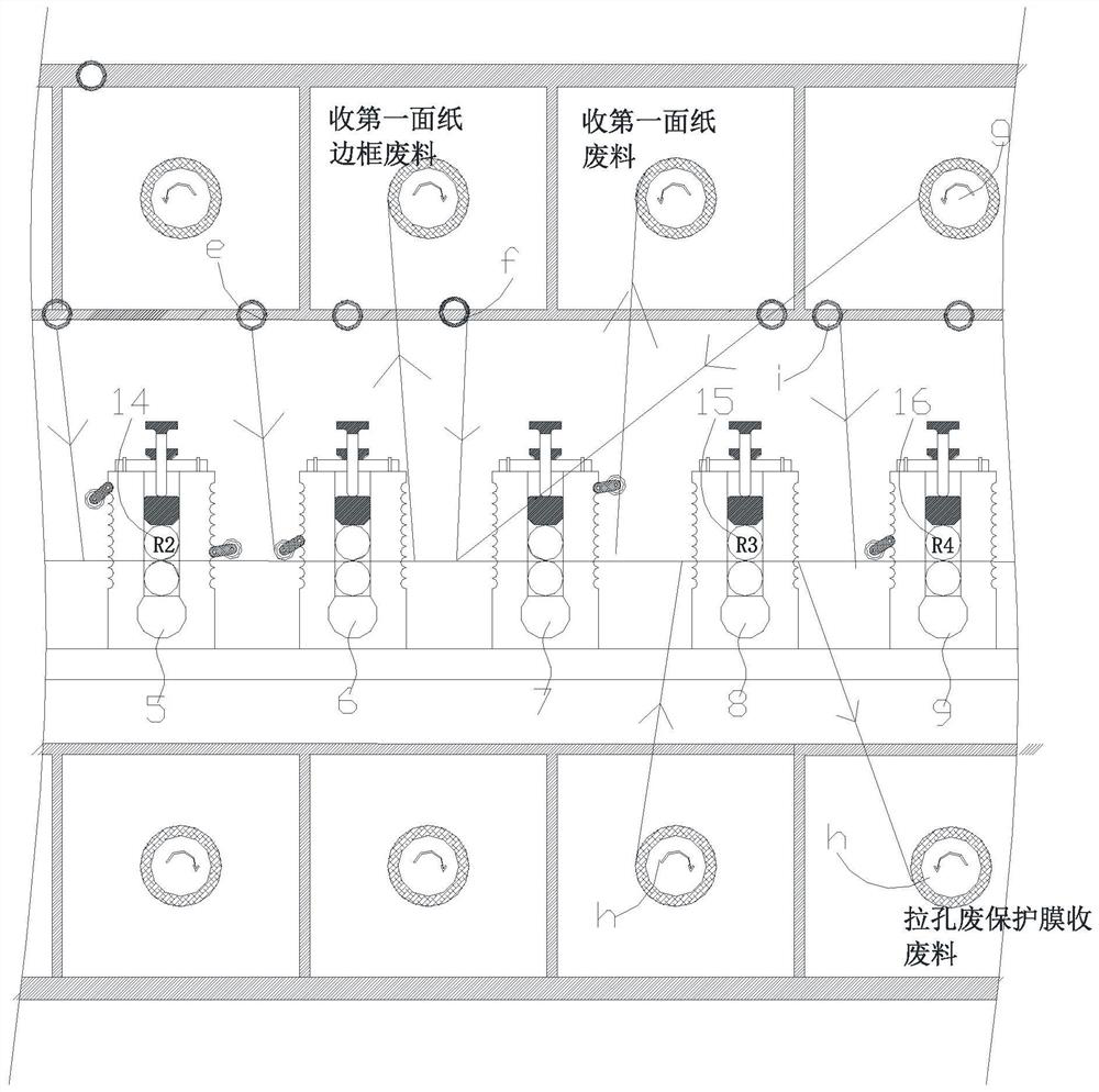 Keyboard rubber die cutting production method and production system