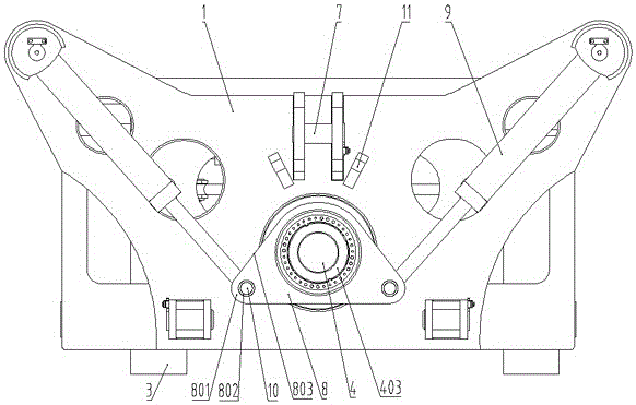 Rotating pallet fork of forklift