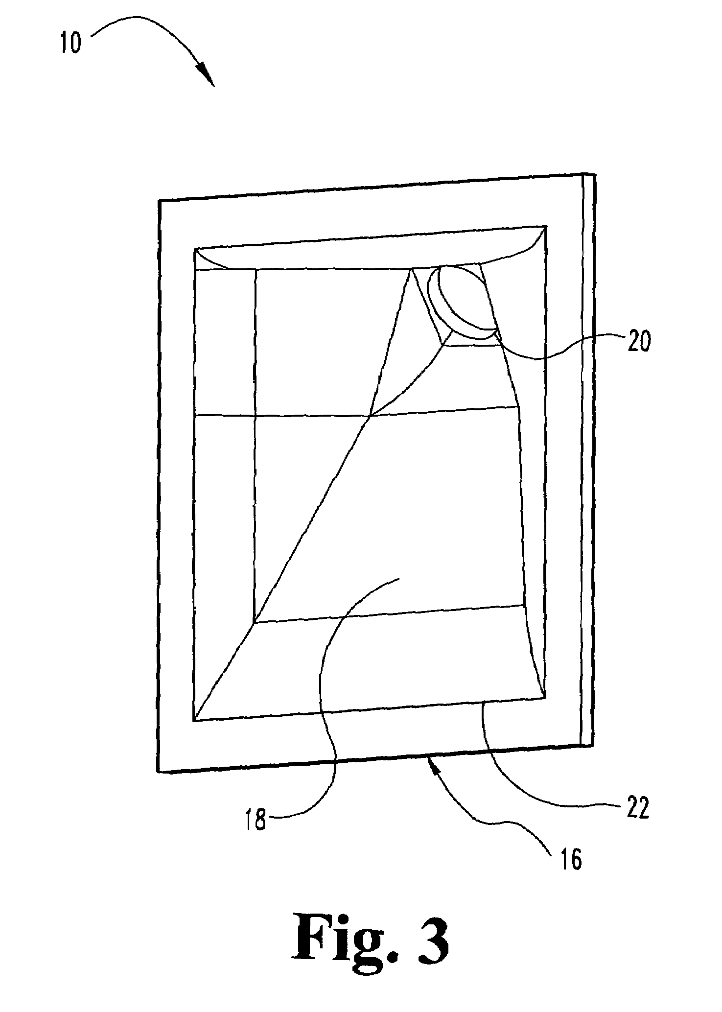 Skew horn for a loudspeaker