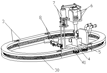 Stereoscopic video taking device with tracking function