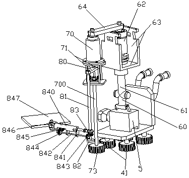 Stereoscopic video taking device with tracking function