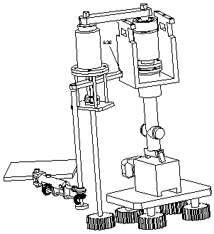 Stereoscopic video taking device with tracking function