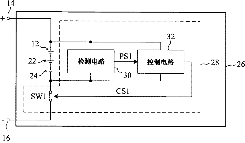 Battery pack, protection circuit and method thereof