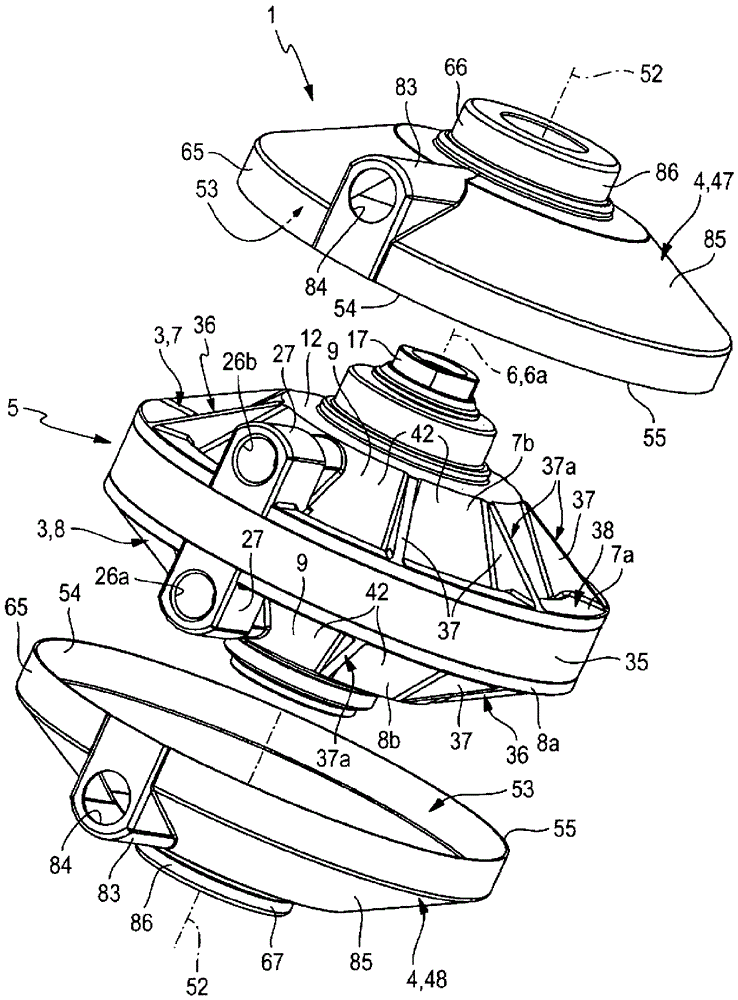 Fluid-actuated diaphragm drive