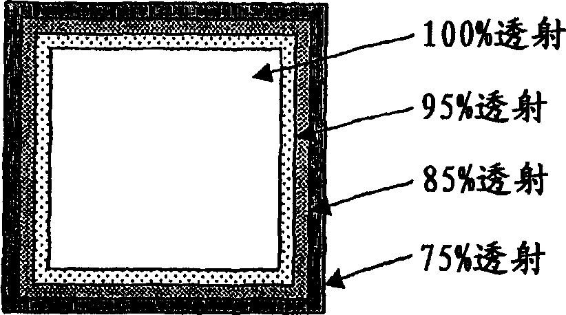 Adhesion method using gray-scale photolithography