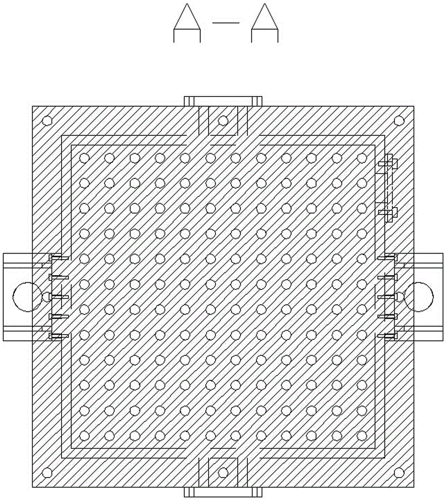 Visible longitudinal-flow all-pin-fin tube lubricating oil cooler