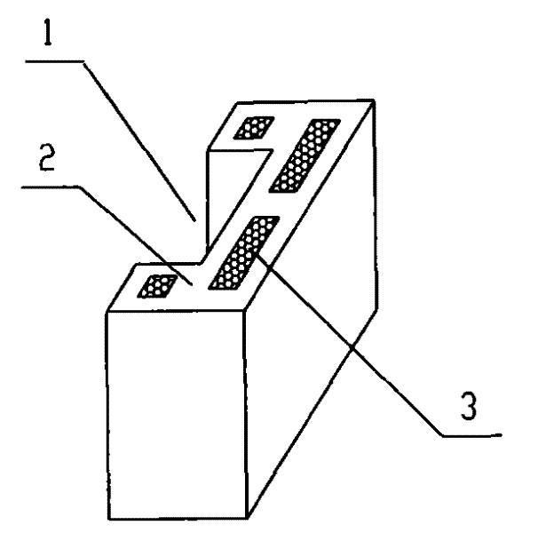 Method for building concave energy-saving building blocks