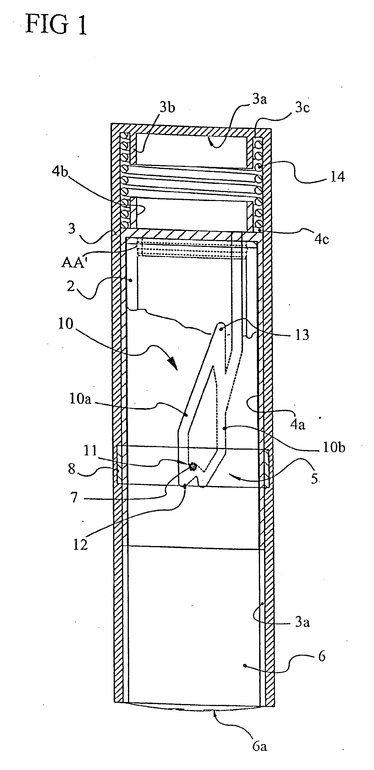 Case assembly for lipstick and associated closure cap