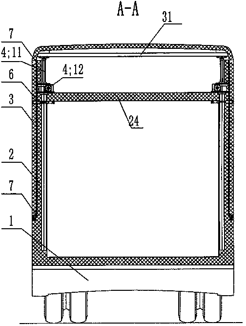 Support lifting double-layer sedan