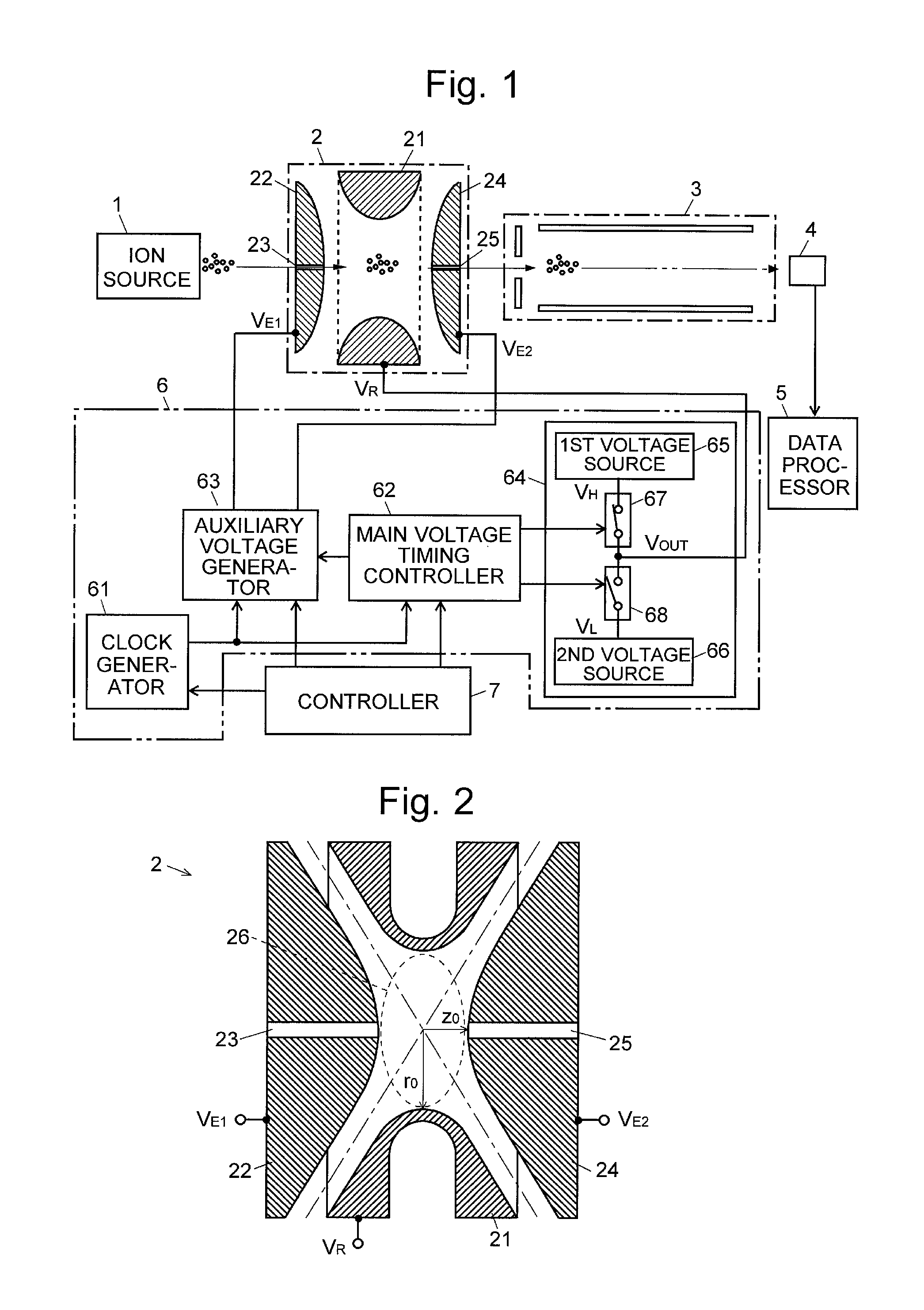 Ion selection method in ion trap and ion trap system