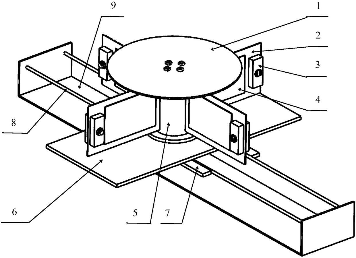 Three-degree-of-freedom piezoelectric drive platform based on inertial impact