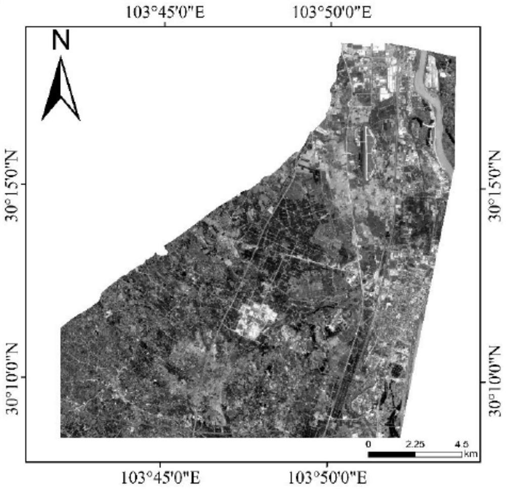 Deep learning change detection method based on radar remote sensing data