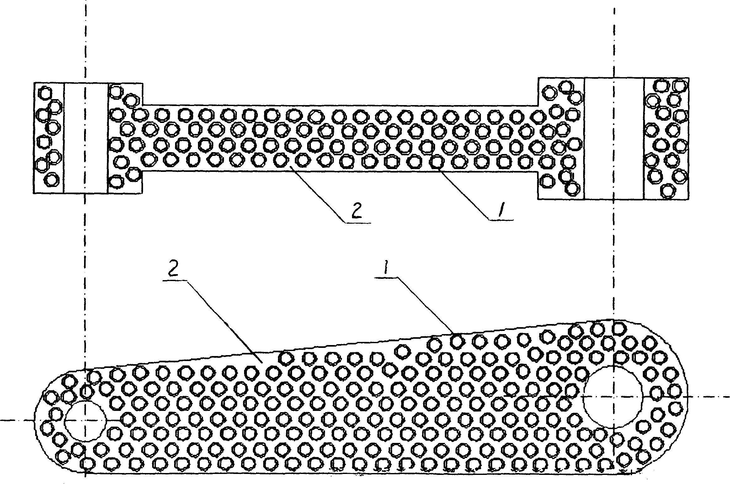 Close-pore foamed metal element with hollow ceramic and method for preparing the same