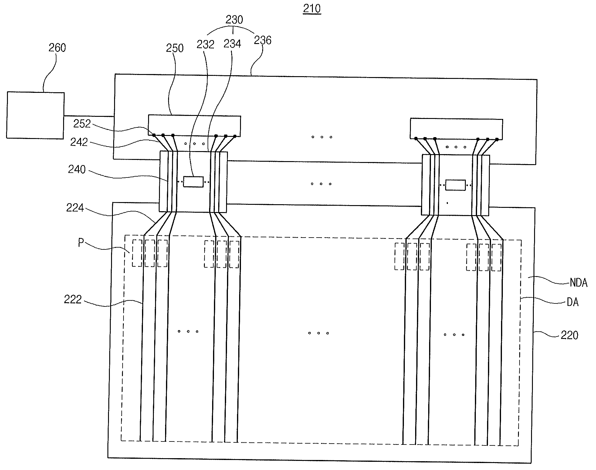 Display device including power controller with a plurality of output terminals and method of driving the same