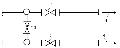 Double-pipeline concentrated phase delivery system parallel discharge and blockage device and automatic control method