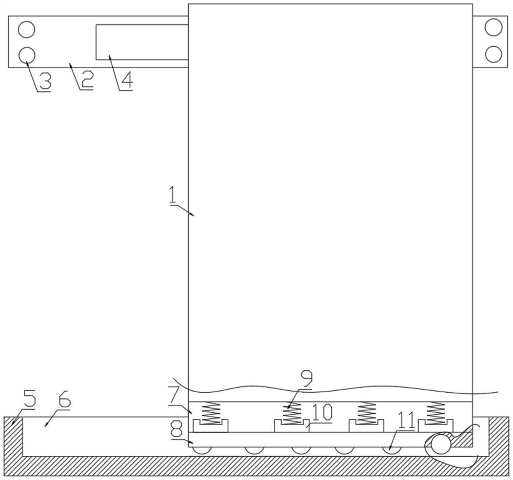 Novel steel ball slide rail type sliding door with damping structure