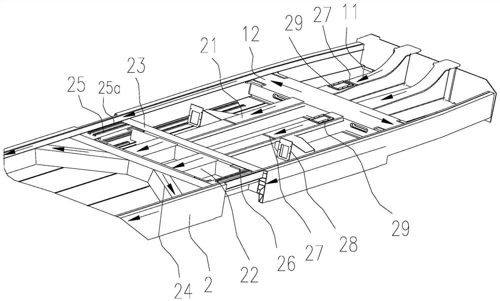 A rail vehicle and its undercarriage structure