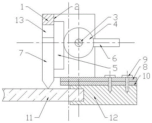 Gear rack type automotive glass crusher