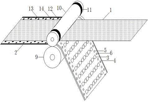 Laser production technology for radio frequency identification antenna capable of easily discharging waste