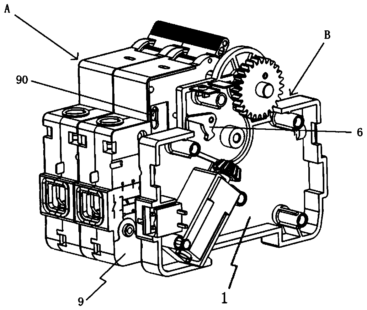 A circuit breaker tripping mechanism, an opening and closing operation device and a circuit breaker thereof