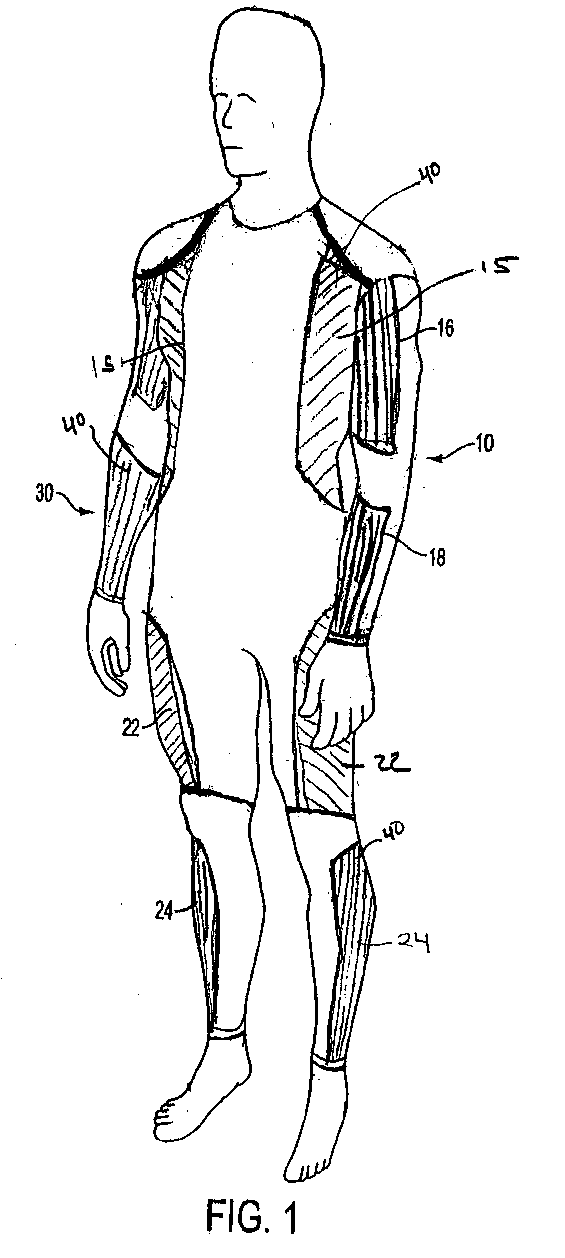 Article of apparel for resistance training