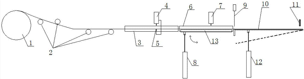 Metal coiled belt hollowing production equipment