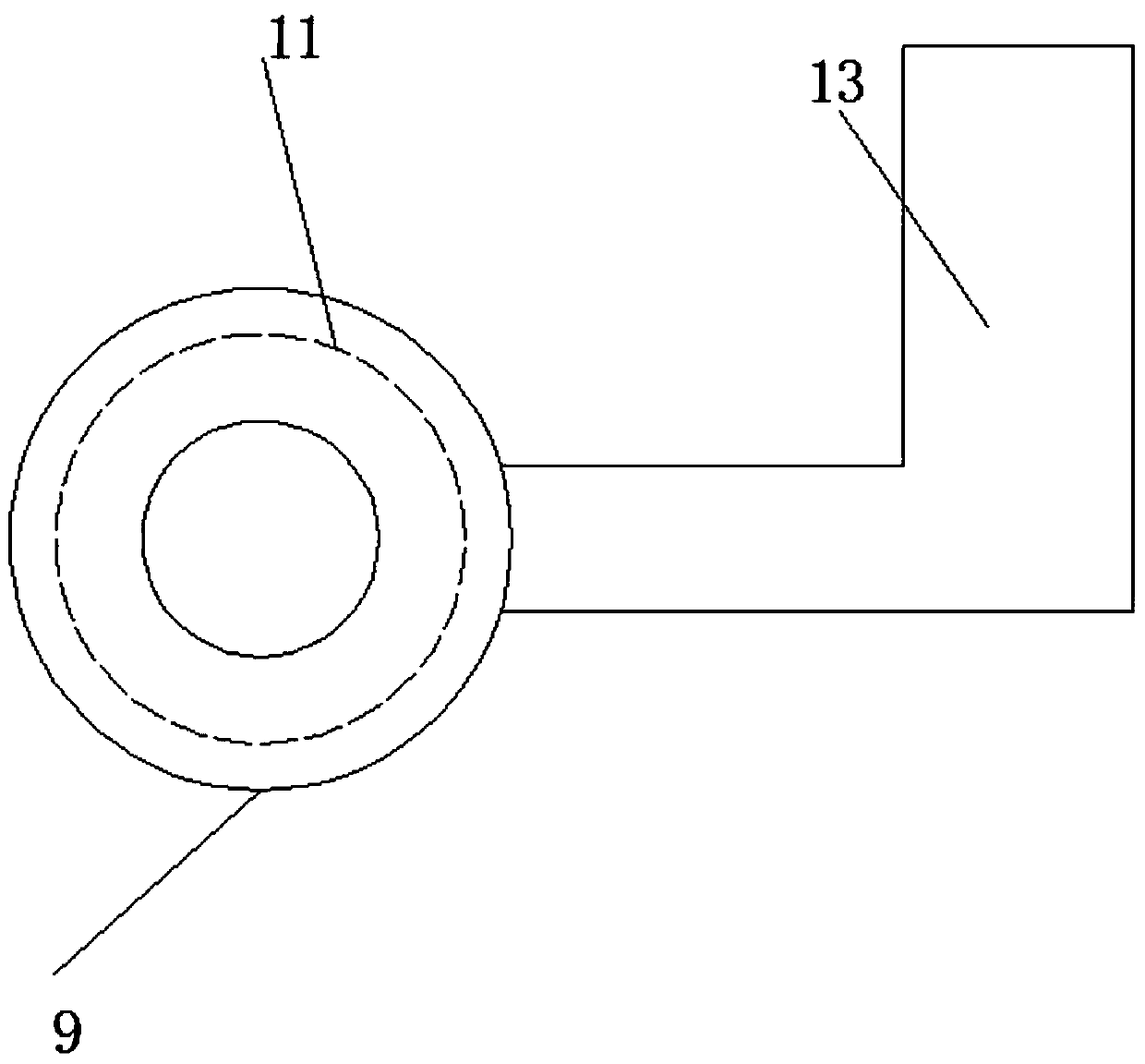 LED projection lamp with adjustable projection angle