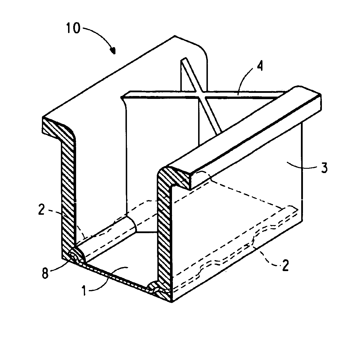 Integral structures of metal and plastic