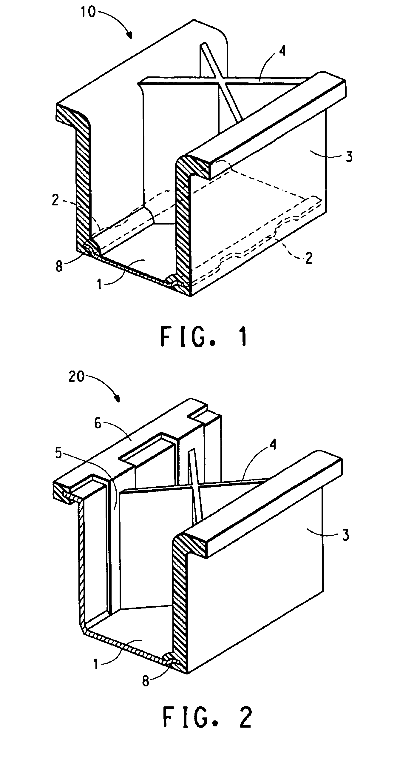 Integral structures of metal and plastic