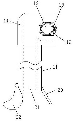 Efficient garlic sowing machine