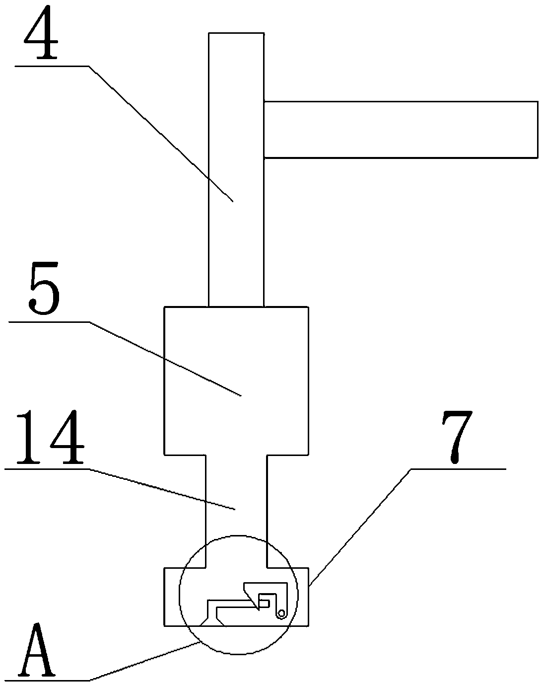 Electricity testing switching operation equipment for distribution line