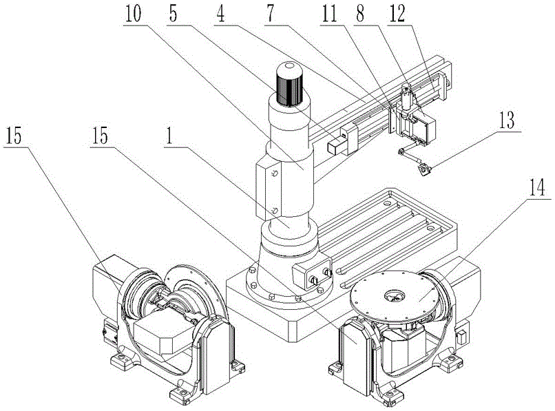 Laser surface strengthening machining device and method for plane type valve sealing surface