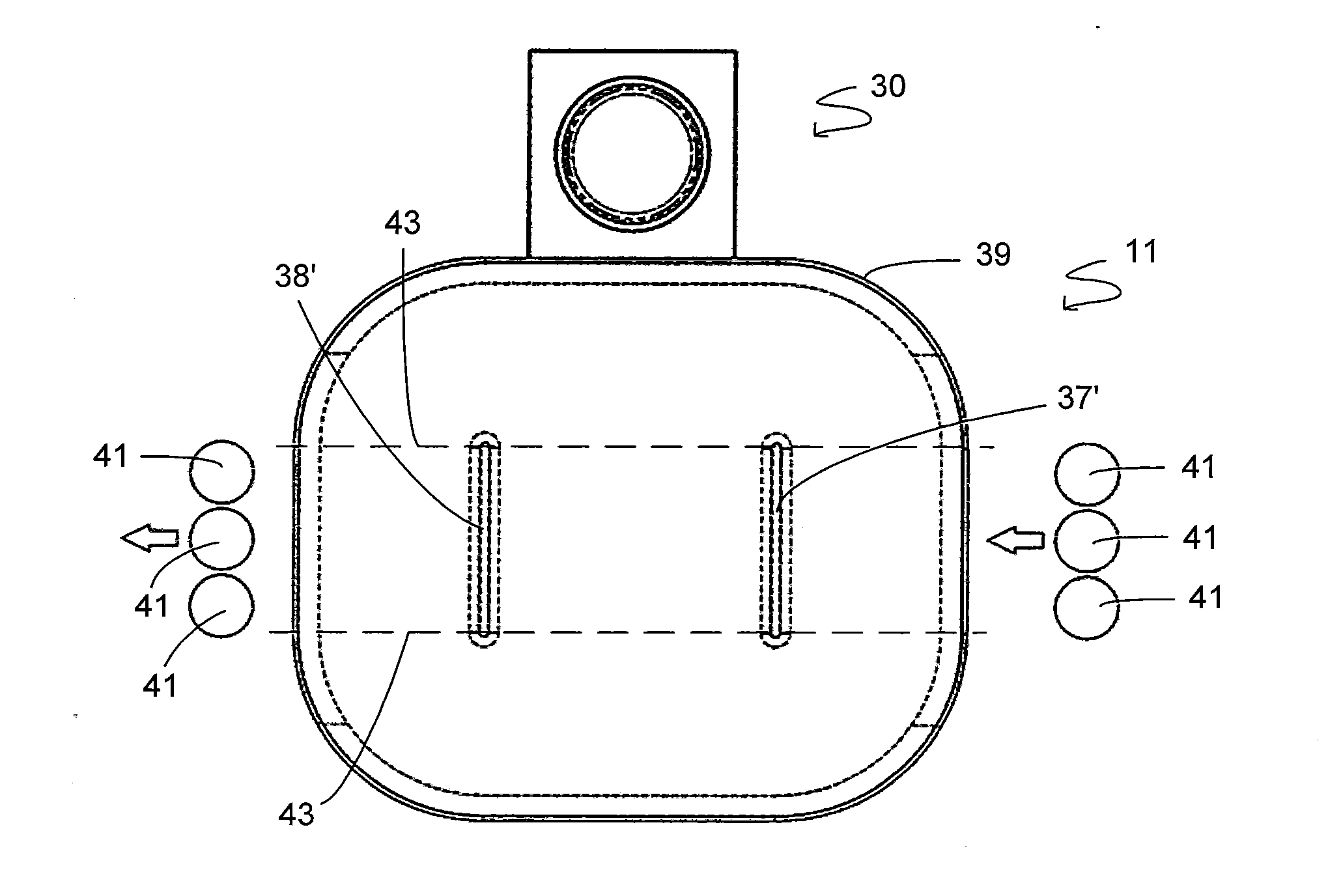 Apparatus for testing sample properties in a magnetic field